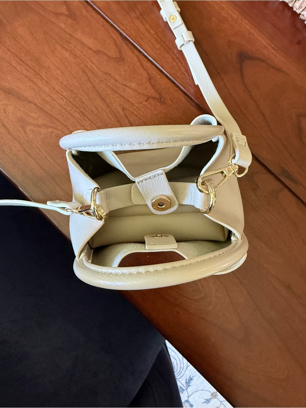 Anthropologie Rose Pink Top-Handle Crossbody - Picture 6 of 8